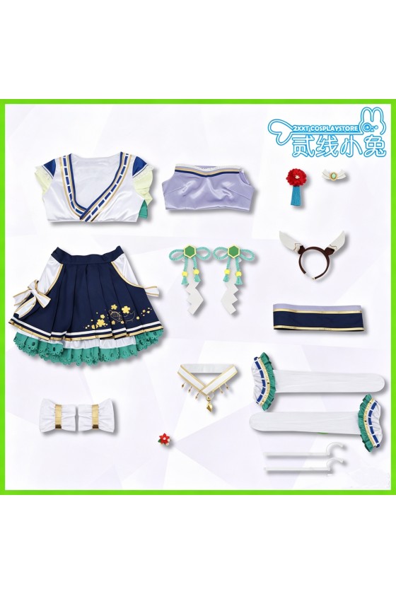 2XXT Cosplay Uma Musume Pretty Derby Satono Diamond Jade's Prosperity New Year Outfit Cosplay Costume